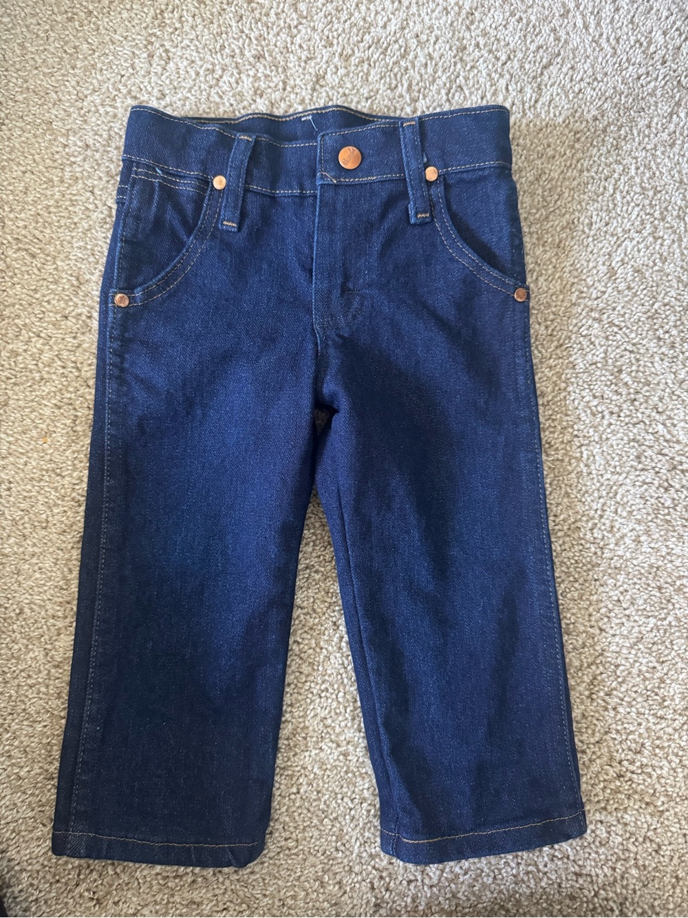 Wrangler Dark Blue Kids Denim Jeans